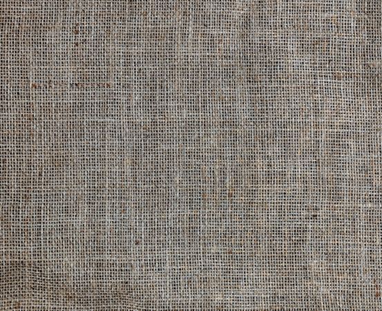 Close up of a textured burlap for background purposes