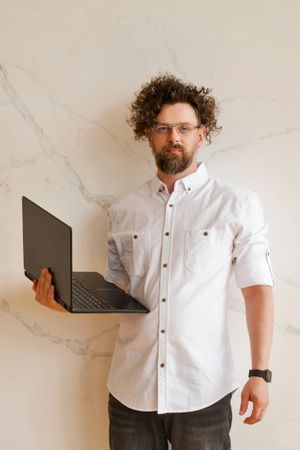 Businessman Working Laptop