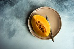 Quarter of melon