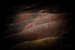Dark shot of land of seven colors, Chamarel