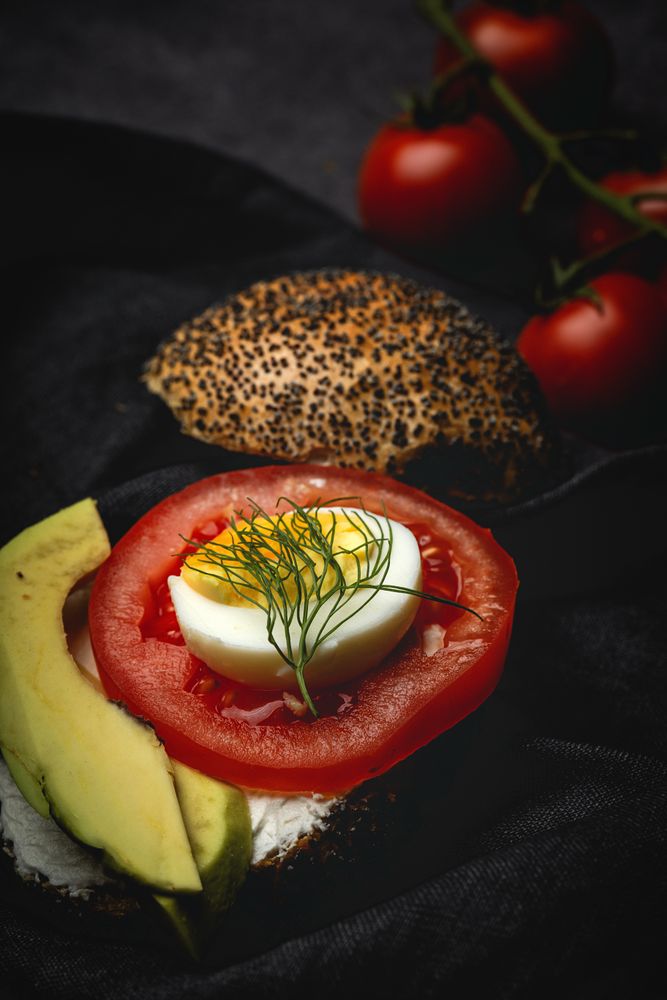 Homemade vegetable sandwich