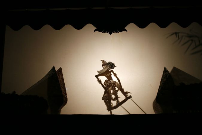 Javanese shadow puppet stage