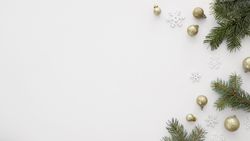 Christmas concept with copy space