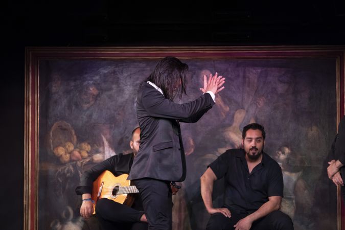 Flamenco performance on stage