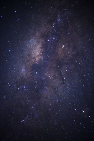 Milky way galaxy with stars and space dust in the universe
