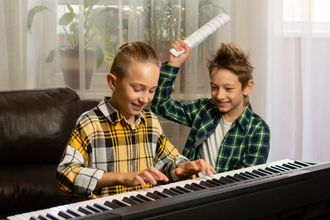 Joyful Piano Lesson Time