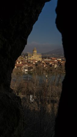 View to the ancient capital of Georgia, Mtskheta