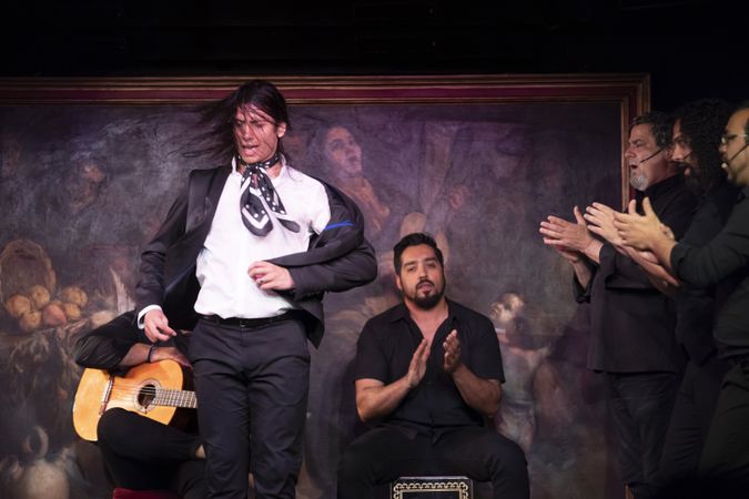 Flamenco performance on stage