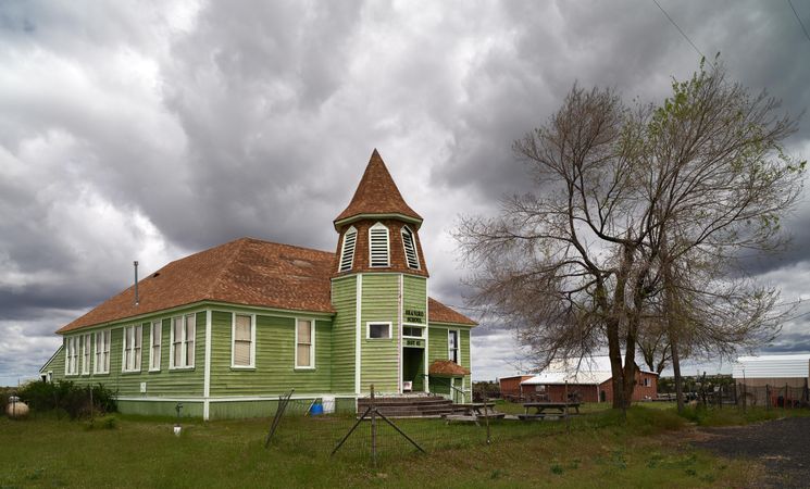 Schoolhouse in Shaniko, Oregon