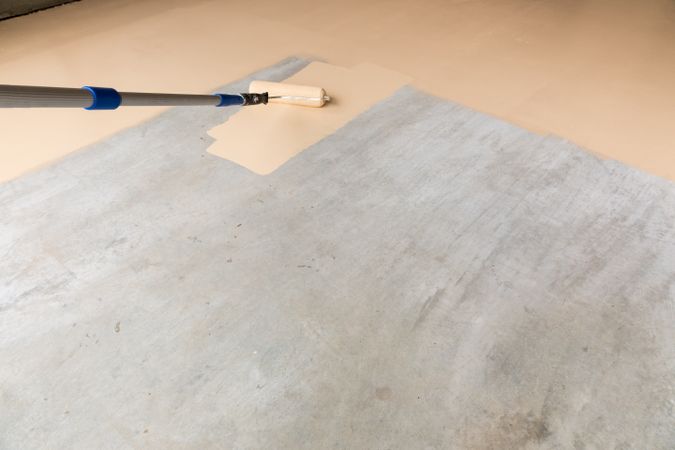 Painting Floor of Garage
