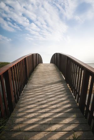 Arched pathway on Sylt island