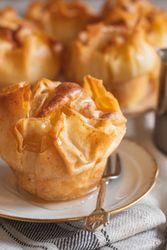 Classic Greek galaktoboureko dessert