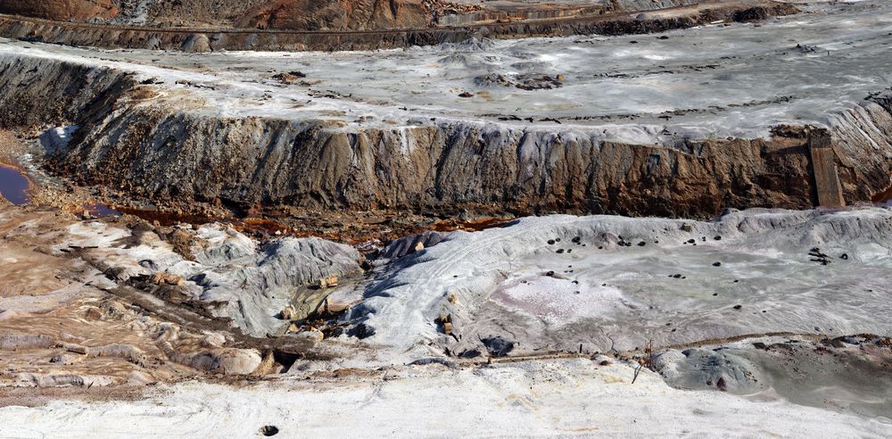 Mining terraces in Riotinto, Huelva
