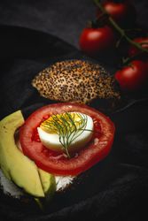 Homemade vegetable sandwich