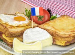 Plate with traditional french food 41rJNb