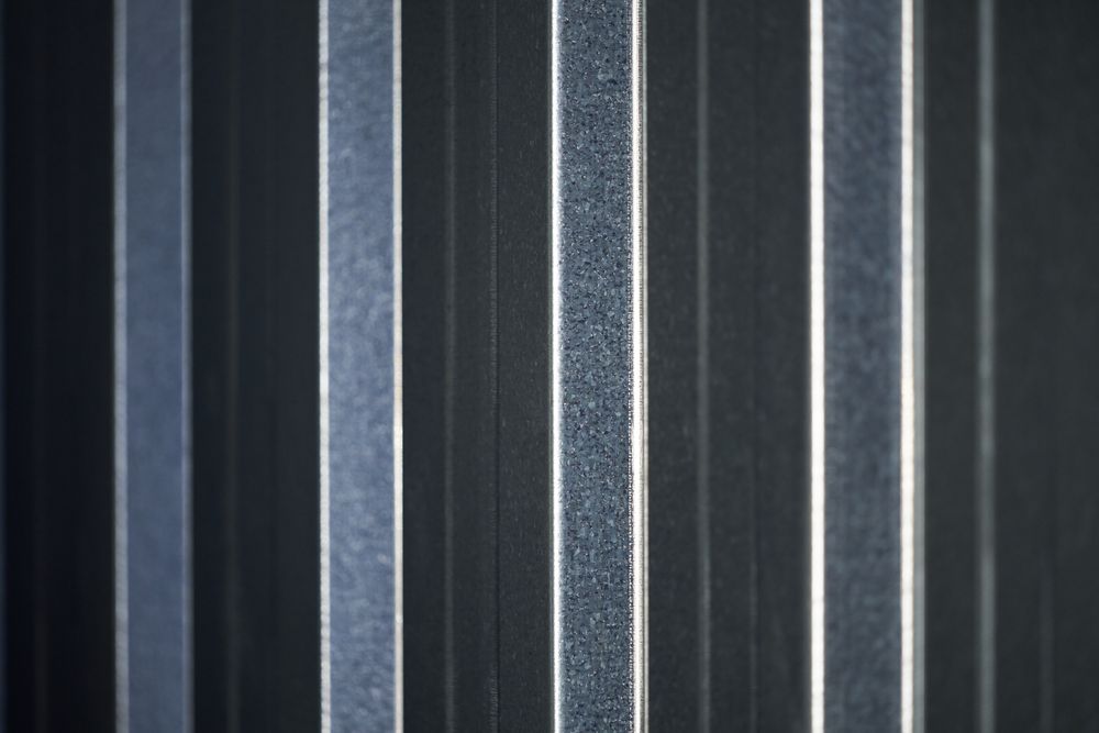 Abstract background of metal fence