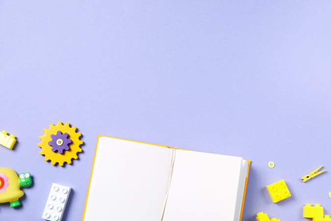 Book for baby, concept of literature for children and baby