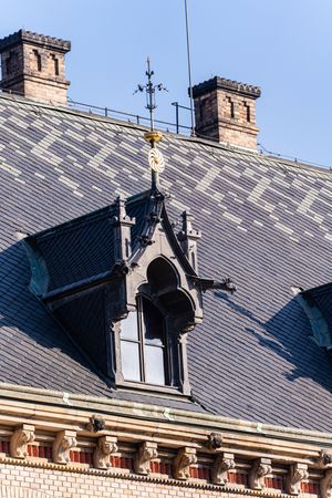 Decoration of the building in Old Prague